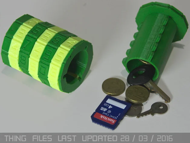 Combination Safe 00 (Cryptex)